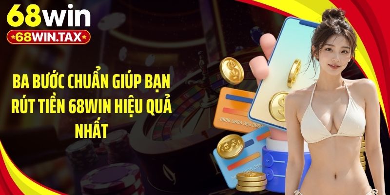 Ba bước chuẩn giúp bạn rút tiền 68Win hiệu quả nhất