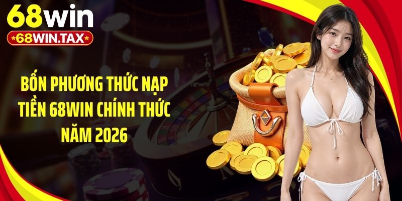 Bốn phương thức nạp tiền 68Win chính thức năm 2026
