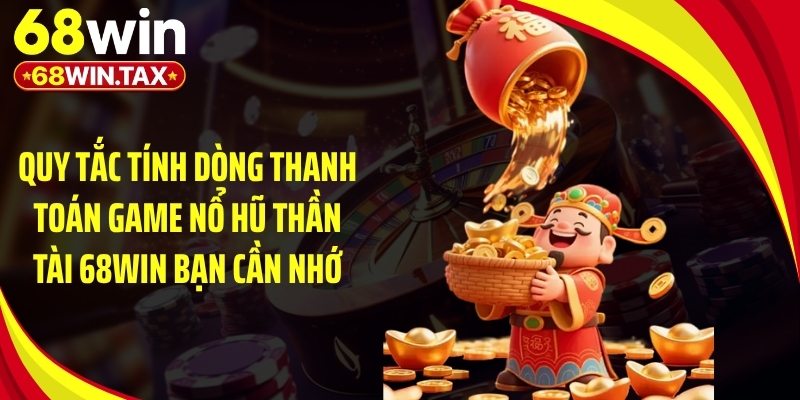 Quy tắc tính dòng thanh toán game nổ hũ thần tài 68Win bạn cần nhớ